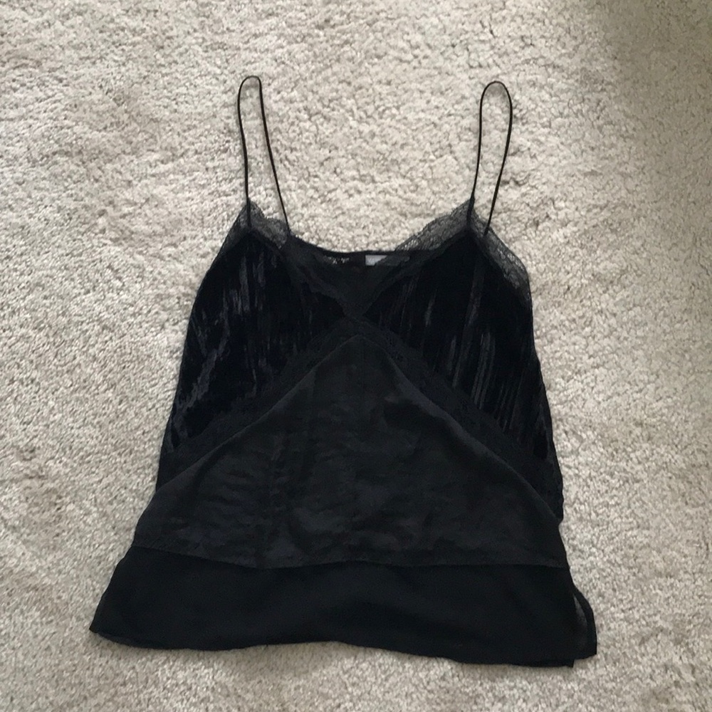 Satin-y Black Top